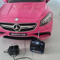 Auto elettrica Mercedes CLS rosa