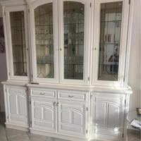 madia/credenza/tavolo e 6 sedie in legno massello