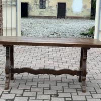 Tavolo rustico in legno massello