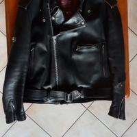 GIUBBOTTO IN PELLE DA MOTO LEWIS LEATHER