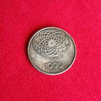 Moneta Lire 1000 d'argento Roma Capitale