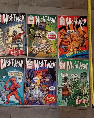 fumetto Night-Man Il Mondo di Rat-Man serie comple