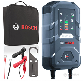 Bosch C70 Caricabatterie per Auto, 12 V - 24 V / 1
