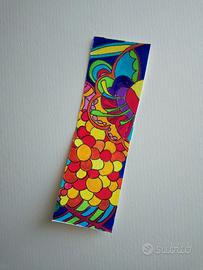 segnalibro dipinto a mano 