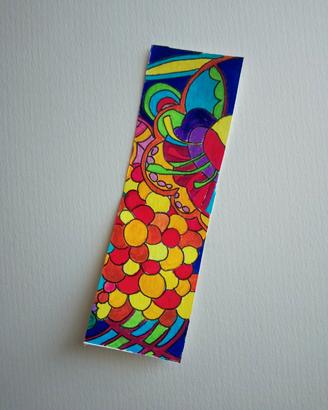 segnalibro dipinto a mano 