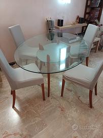 4 sedie in ciliegio della Calligaris