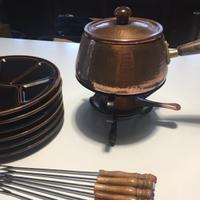 Set fonduta in rame