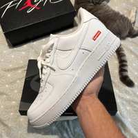 Nike Supreme Air Force One  bianco EU 41