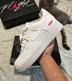 Nike Supreme Air Force One  bianco EU 41
