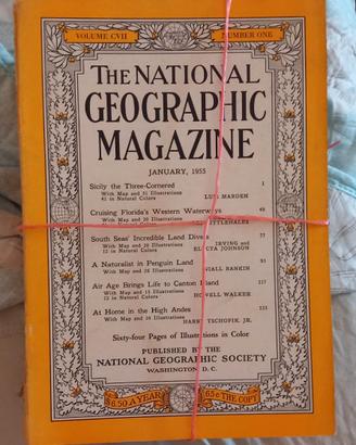 Annata 1955 completa National Geographic Magazine,