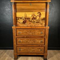 Antico Secretaire Intarsiato