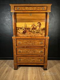 Antico Secretaire Intarsiato