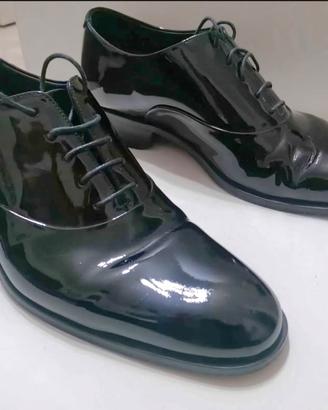 scarpe sposo nere lucide