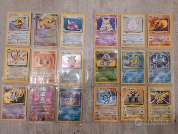 Carte pokemon Holo set base-- anche singolarmente