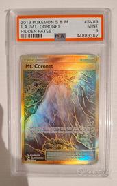 Pokemon PSA 9 Mt. Coronet SV89/SV94 Hidden Fates
