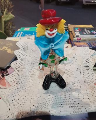 Clown vetro murano 