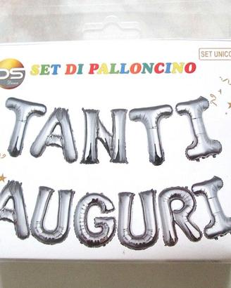 Palloncini AUGURI happy birthday buon compleanno