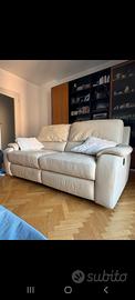divano recliner in pelle Chateaud'Ax 