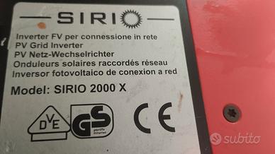 inverter per impianti fotovoltaici o altro