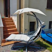 Sdraio a dondolo da giardino 
