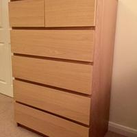 Cassettiera Ikea Malm 80x123x48 Smontata Rovere