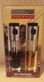 Set olio e aceto dosatori spray 