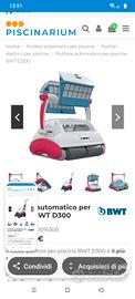 robottino piscina bwt d 300 nuovo