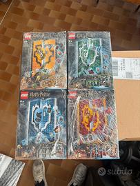 Lego Harry Potter - Set Completo 4 Stendardi