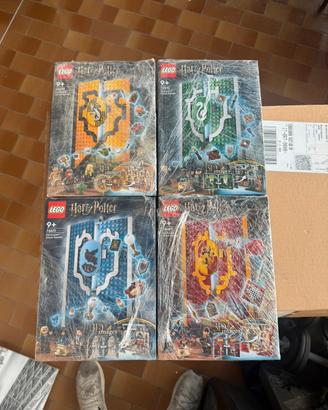 Lego Harry Potter - Set Completo 4 Stendardi