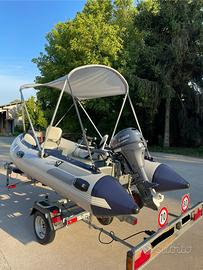 Gommone +motore yamaha +carello