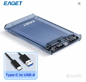Custodia per HDD o SSD esterni, da SATA a USB 3.0