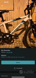  bici 20 Rockrider per bambini