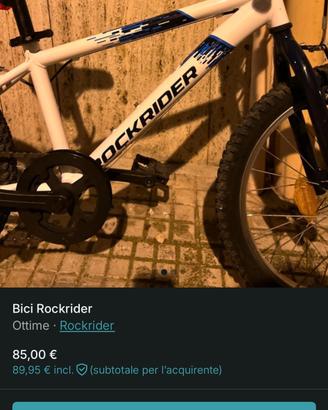  bici 20 Rockrider per bambini