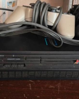 Playstation 2 con 2 controller