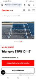 Nr.4 Supporti fischer pannelli fotovoltaici.