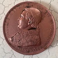 Medaglia Bronzo 1850 ritorno Papa Pio IX a Roma