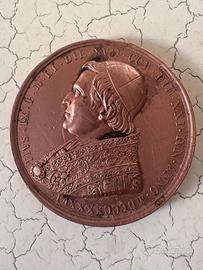 Medaglia Bronzo 1850 ritorno Papa Pio IX a Roma