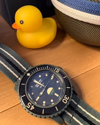 Blancpain x Swatch Green Abyss nuovo!