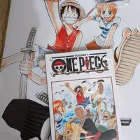 Carte e rivista One Piece 