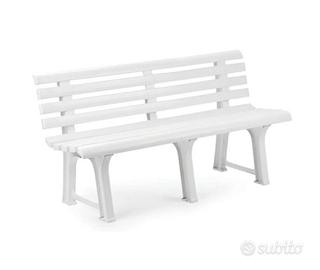 Panchine resina bianche