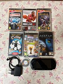 Play station portable psp funzionante + 7 giochi