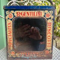 Scatola Latta Pubblicitaria P. Gentilini Roma 1915