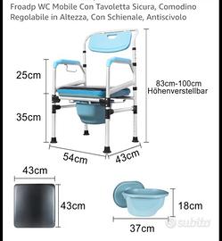 Sedia doccia per disabili 