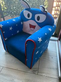 Poltroncina bambini capitan america