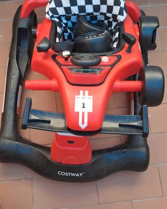 Girello modello auto da corsa 