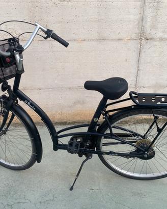Bicicletta unisex nera  BTwin Elops