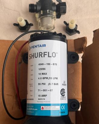 Pompa a qua camper shurflo 4GPM 12 V