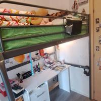 letto soppalco singolo