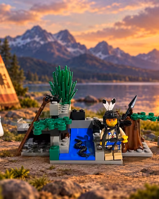Lego Western 6718 - Raindance Ridge - 1997