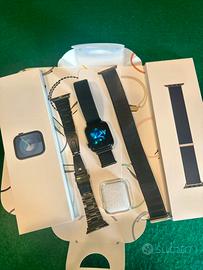 Apple Watch serie 9 GPS 45mm mezzanotte +accessori
